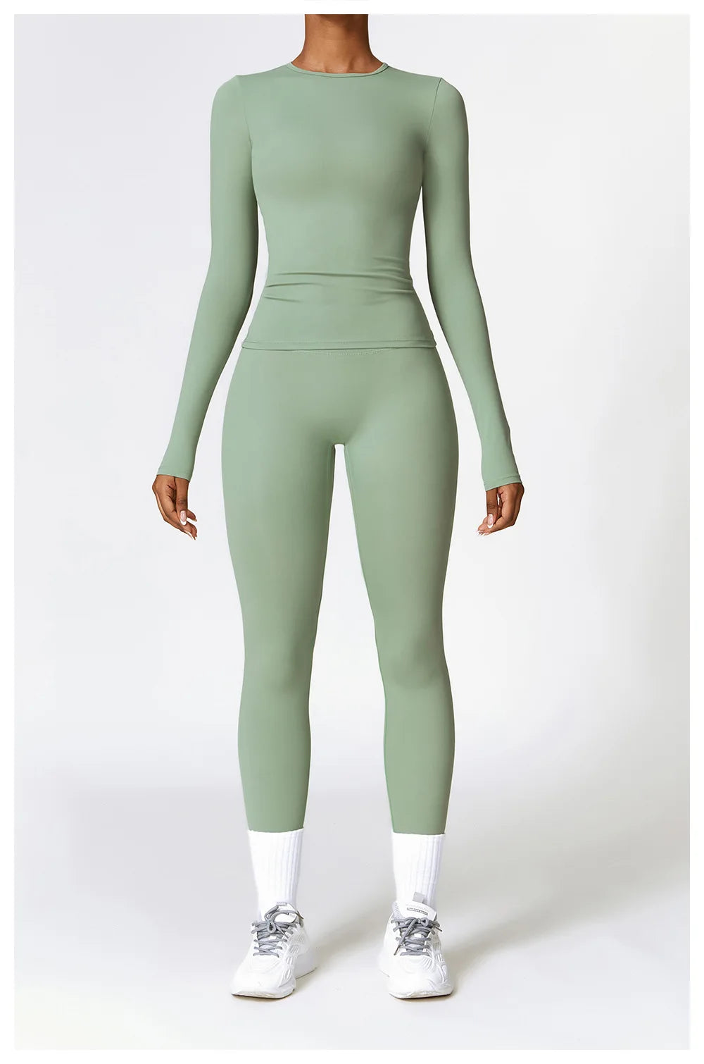 NCLAGEN Yoga-Shirts für Damen, Langarm, Winter, Fitness, Laufen, Gym-Kleidung, Workout, Dry Fit, atmungsaktiv, hochelastisches Sport-Oberteil