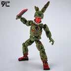 9L3D Gedruckte FNAF Freddy Fazbear's Pizza Springtrap Spielzeug Actionfiguren Anime Modell Lucky13 Dummy13 Titan13 Ornamente Geschenke