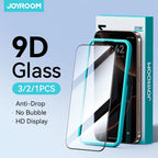 Joyroom 3/2/1PCS HD-Glas für iPhone 17 16 15 Pro Max Displayschutzfolie Vollbild Hartglas Schutz für iPhone 17 16 15