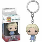 Neue FUNKO Schlüsselanhänger Disney Dämonin Prinzessin Bella Arielle Alice Anna Elsa Bell Jack Sally Stitch Actionfigur Spielzeug Ornamente