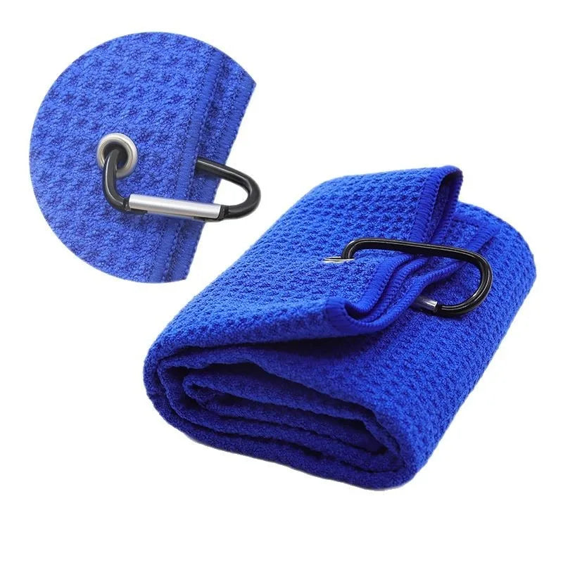 40*60CM Baumwolle Hohe Wasseraufnahme Mikrofaser-Reinigungstücher Golftuch mit Karabinerhaken Reinigt Schläger Golf Trainingshilfen