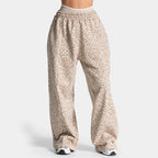 Yoga Joggingshose mit Leopardenmuster für Damen – Flexibel, perfekt für Stretching, Laufen, Training, Jogging, Freizeit, entspannt, stylisch