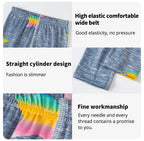 2/4 Stücke Kinder Mix-And-Match Leggings mit Liebes-Aufdruck, Mädchen, lässig, Joker, schmal, 9 Hosen, modische elastische Taille, Valentinstag-Hose