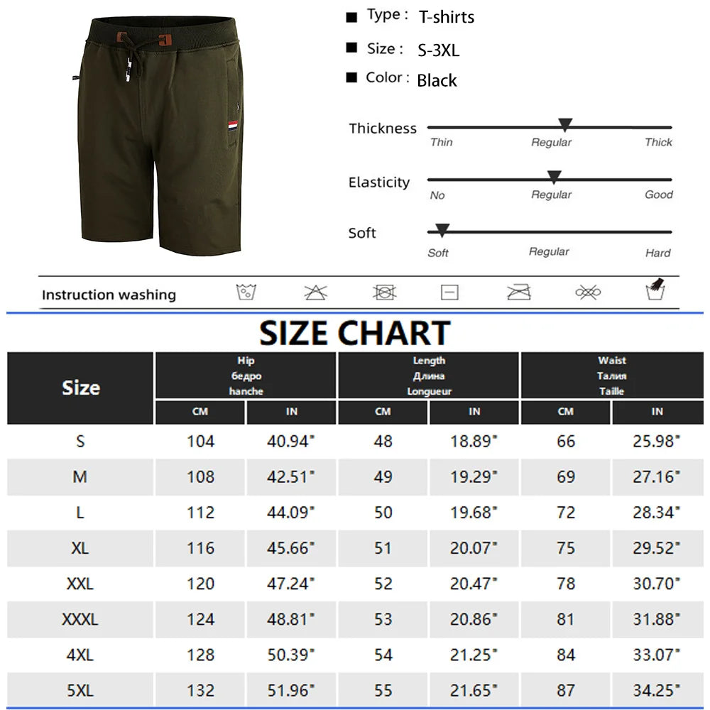 Neue Herren-Shorts Sommer Bermudas Baumwolle Freizeithose Herren Hip Hop Streetwear Loose Jogger Shorts Taschen Strandshorts