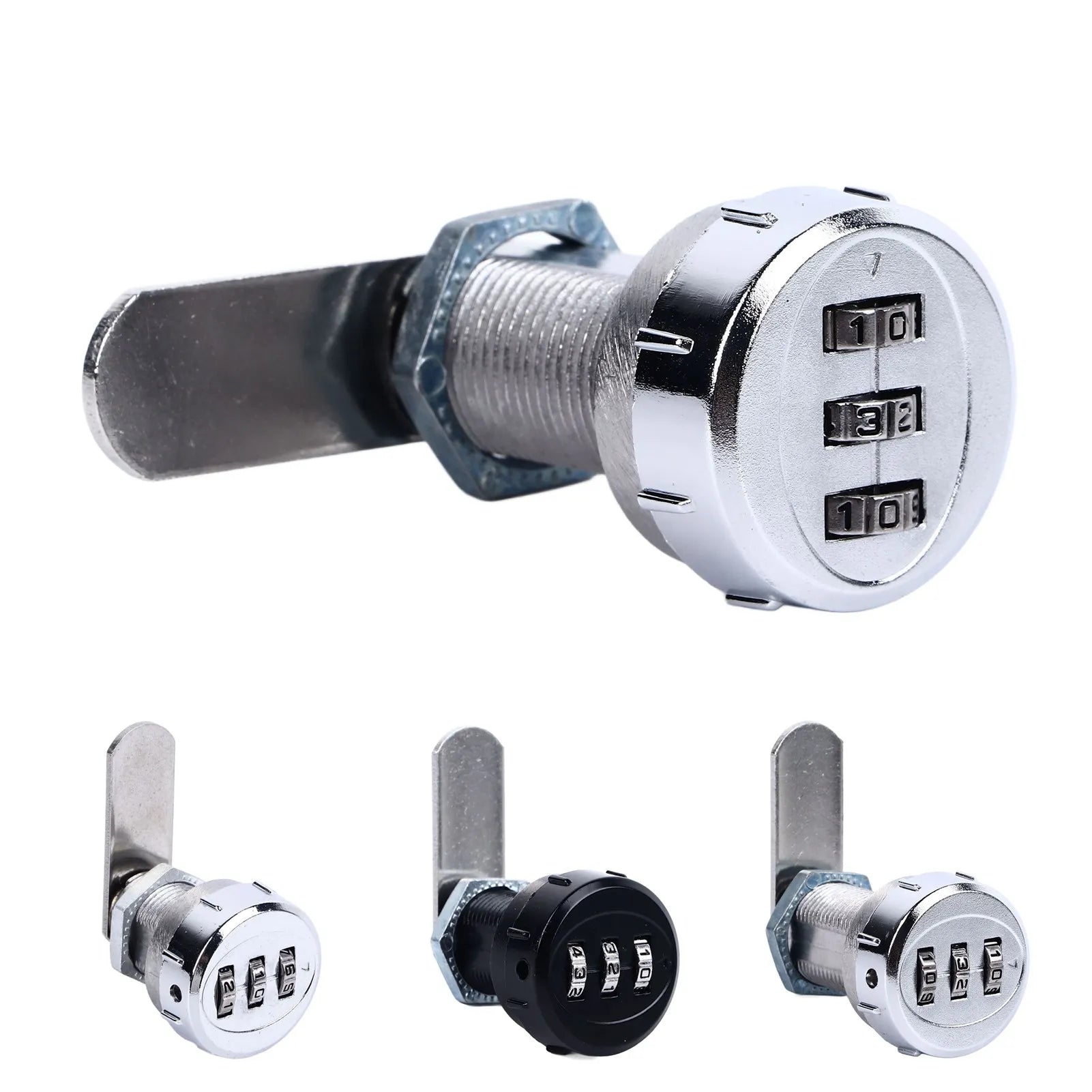 Combination Cabinet Cam Lock Mini 3 Digit Password Mechanical Cabinet Lock for Drawer Mailbox  Security Locks for Cabinet
