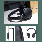 Sennheiser HD 400S kabelgebundener Kopfhörer Over Ear HiFi Stereo Bass Noise Isolating Headset mit Mikrofon für Smartphone PC Laptop Musik