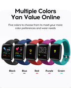 Smartwatch Herren Damen Armbanduhren Smart Watch Nachrichten Fitness Tracker Armband Geburtstagsgeschenk Elektronische Uhr für Android IOS