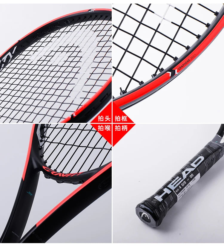 HEAD 2026 Neuer Carbon Tennisschläger für Herren Damen Tenis Raquete Blau