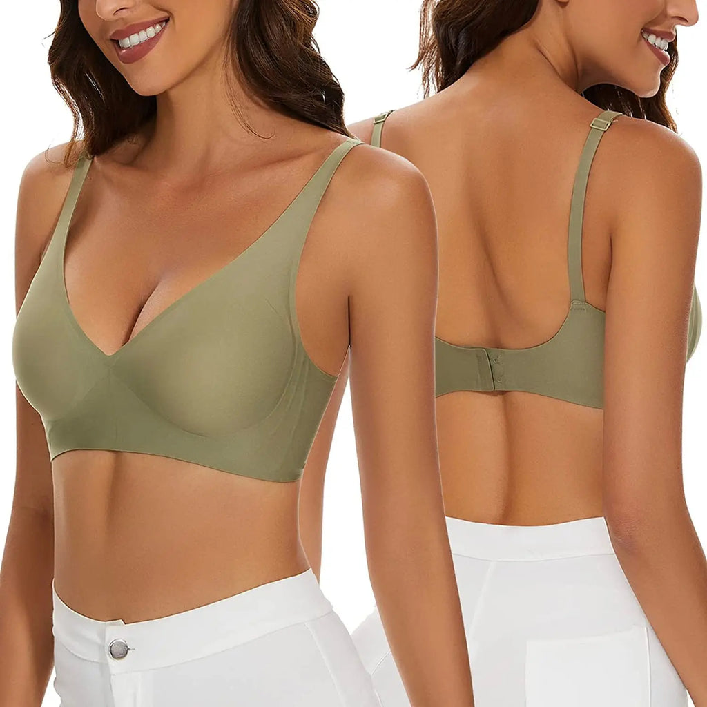 Sexy Nahtloser BH Ohne Bügel Verstellbare Drahtlose BHs Damen Unterwäsche Weiblicher Push-Up Gepolsterter Bralette Dessous Intimates