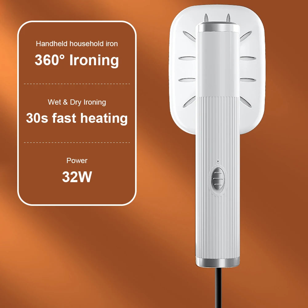 Tragbares Bügeleisen 360° Bügeln Handheld-Dampfbügeleisen USB-betrieben Haushalt Dampfbügeleisen für Stoffkleidung
