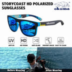 Okuma polarisierte Sonnenbrillen UV400 für Herren und Damen Outdoor-Jagd, Angeln, Autofahren, Radfahren, Sonnenbrillen, optionale Box