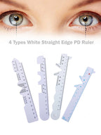 1/4 Stück PD Lineal Optischer Messschieber PD Lineal Pupillenabstandsmesser Augenoptisches Werkzeug Augenokkluder Für Sehtest Augenpflege