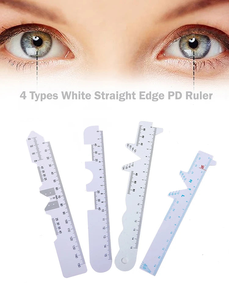 1/4 Stück PD Lineal Optischer Messschieber PD Lineal Pupillenabstandsmesser Augenoptisches Werkzeug Augenokkluder Für Sehtest Augenpflege