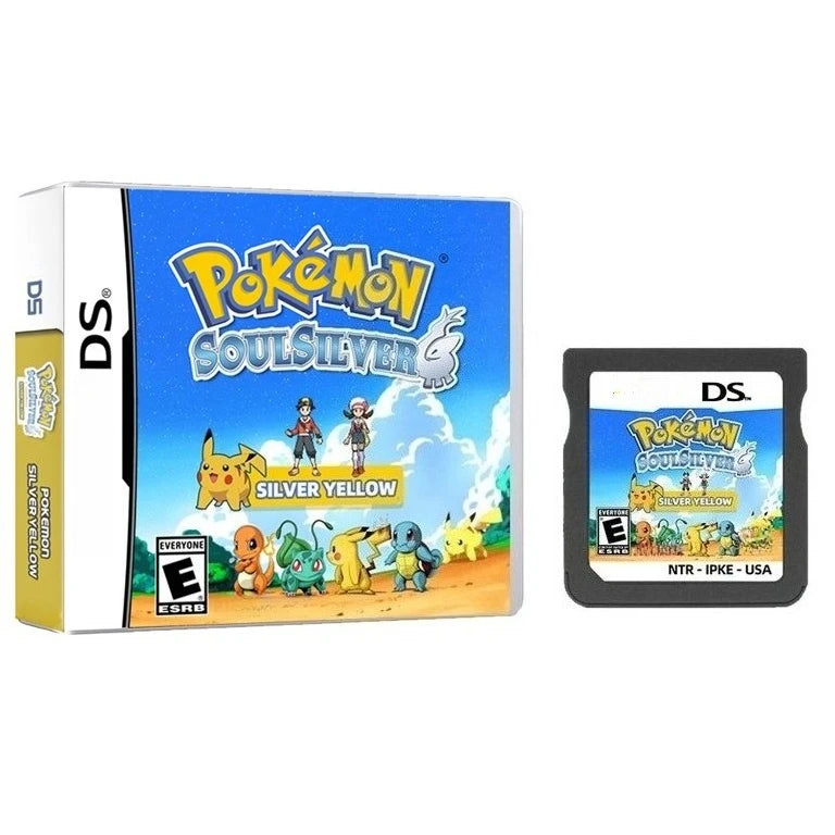 NDS-Spielkarte, Pokémon-Serie Platin, Pure Heart, True Soul, Conquest, Garbage Gold, Neue Version Englisches Spiel