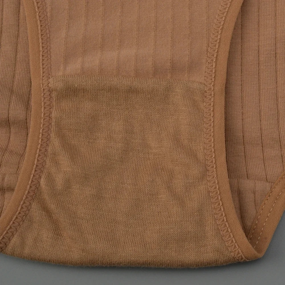 Weiche Baumwollhöschen mit hoher Taille Unterwäsche für Damen Atmungsaktive Übergröße Damen Slips Weibliche Dessous Unterhosen Höschen Gestreift