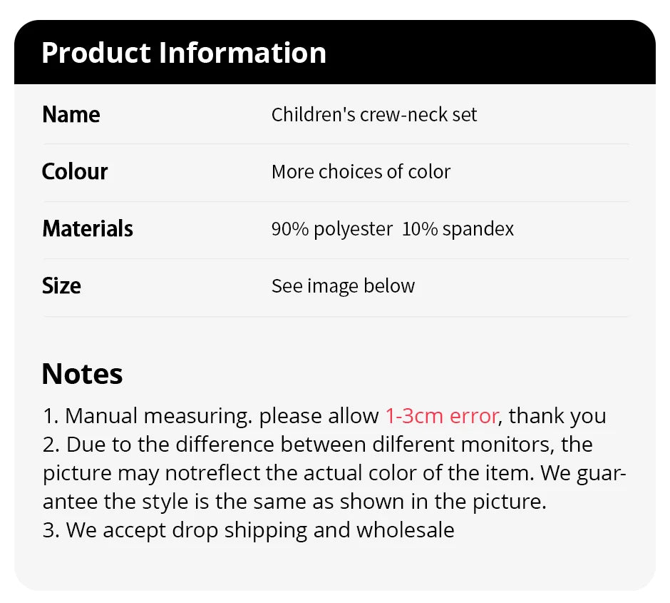 2piece Set Of Children's Autumn And Winter Round Neck Warm Casual Suit For Boys And Girls Comfortable Sports Home Base Shirt Set