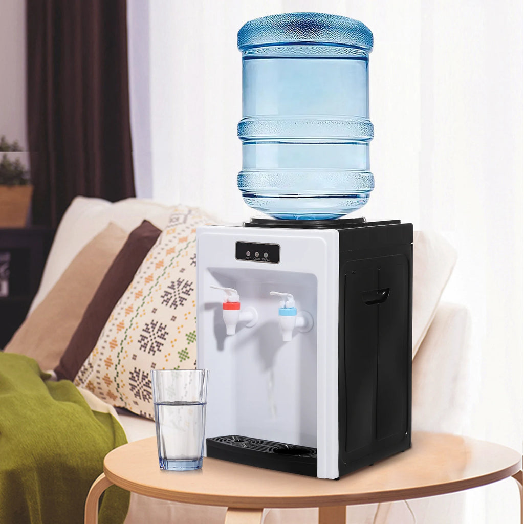 Wasserspender, elektrischer Heißwasserspender, Trinkbrunnen Büro Zuhause Heiß- und Kalt-Tischwasserspender