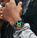 2025Neue GPS Smartwatch für Xiaomi IOS Militärkompass Taschenlampe Smartwatch Herren 10ATM Wasserdicht 100+Sportmodi BT Anruf Uhr