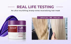 Karseell Lila Haarmaske 100ml/500ml Professionell neutralisiert Gelbstich für blondes, silbernes, graues und gesträhntes Haar