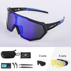X-TIGER Radsportbrille Polarisierte Brille Fahrradbrille Sport Herren Photochrome Sonnenbrille MTB Rennrad Brille 3/5 Gläser