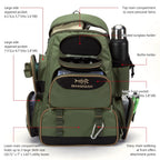 Bassdash Angeltasche Köderrucksack Leicht Taktisch Köderbox Multifunktional