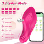 APP-gesteuerter G-Punkt-Klitoris-Vibrator für Frauen, Klitorisstimulator, tragbarer Vibrationshöschen-Massager, Sexspielzeug, Erwachsenenprodukte