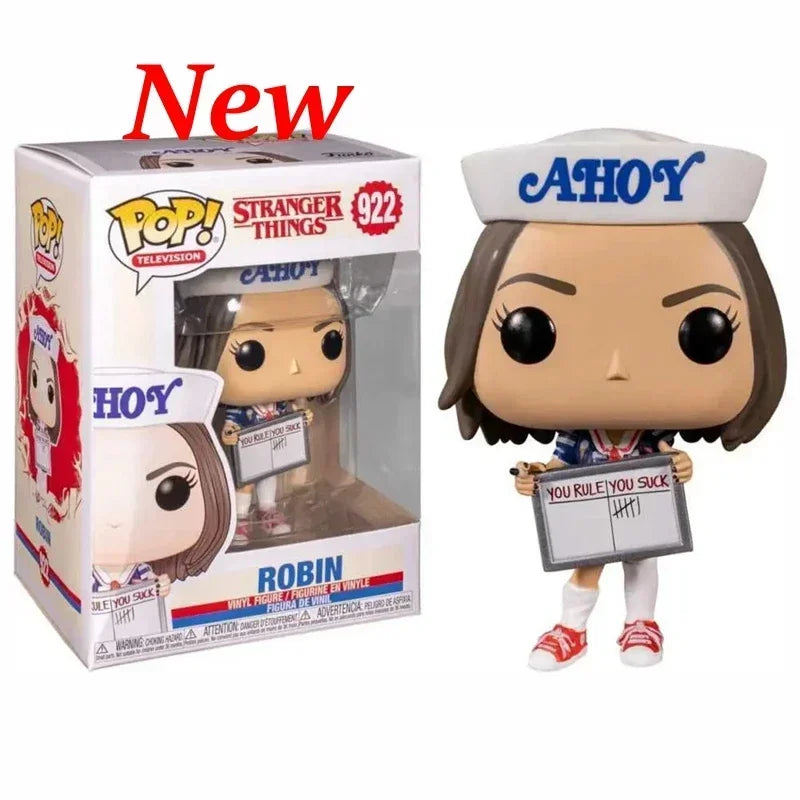 NEU!!! FUNKO POP Stranger Series #1462 Eddie #1250 Dustin Steve Robin Eleven Vinyl-Actionfiguren-Sammlermodelle für Geschenke