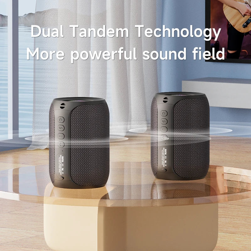 ZEALOT-S32PRO Tragbarer Bluetooth 5.2 Lautsprecher Outdoor Wasserdichter Kabelloser TWS Mini-Säulenlautsprecher Outdoor TF-Karten Boombox
