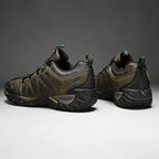 HIKEUP Rutschfeste Herren Wanderschuhe Atmungsaktive Outdoor Abriebfeste Spritzwassergeschützte Kletterschuhe Herren Sneaker Tourismus Bergschuhe