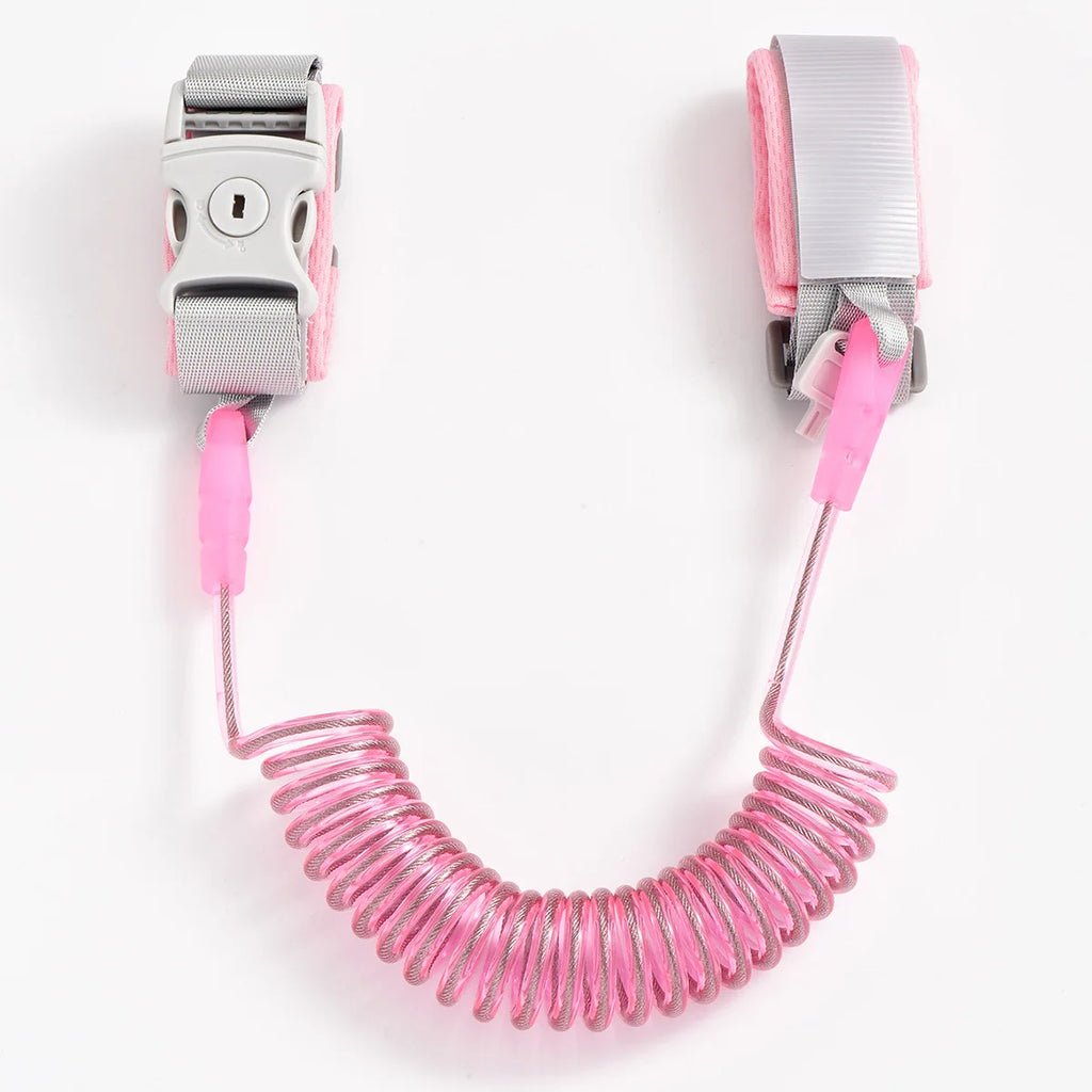 Babysicherheit 2M Anti-Verlust-Traktionsseil für Kinder Armband Schloss und Schlüssel Sicherheits-Traktionsgurt für Kinder Reisen Outdoor