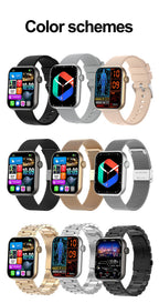 2025 Neue Sport Smartwatch Herren Full Touchscreen Herzfrequenz Bluetooth Anruf 1,9 Zoll KI-Sprache IP68 Wasserdichte Smartwatch Damen