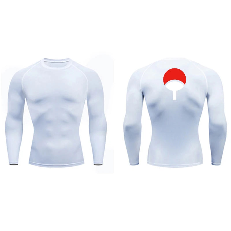 Grafische Kompressionsshirts für Herren, athletisch, schnell trocknend, Rash Guard, dehnbar, Baselayer, Unterhemden, Fitnessstudio, Workout, Lauf-T-Shirt-Oberteile