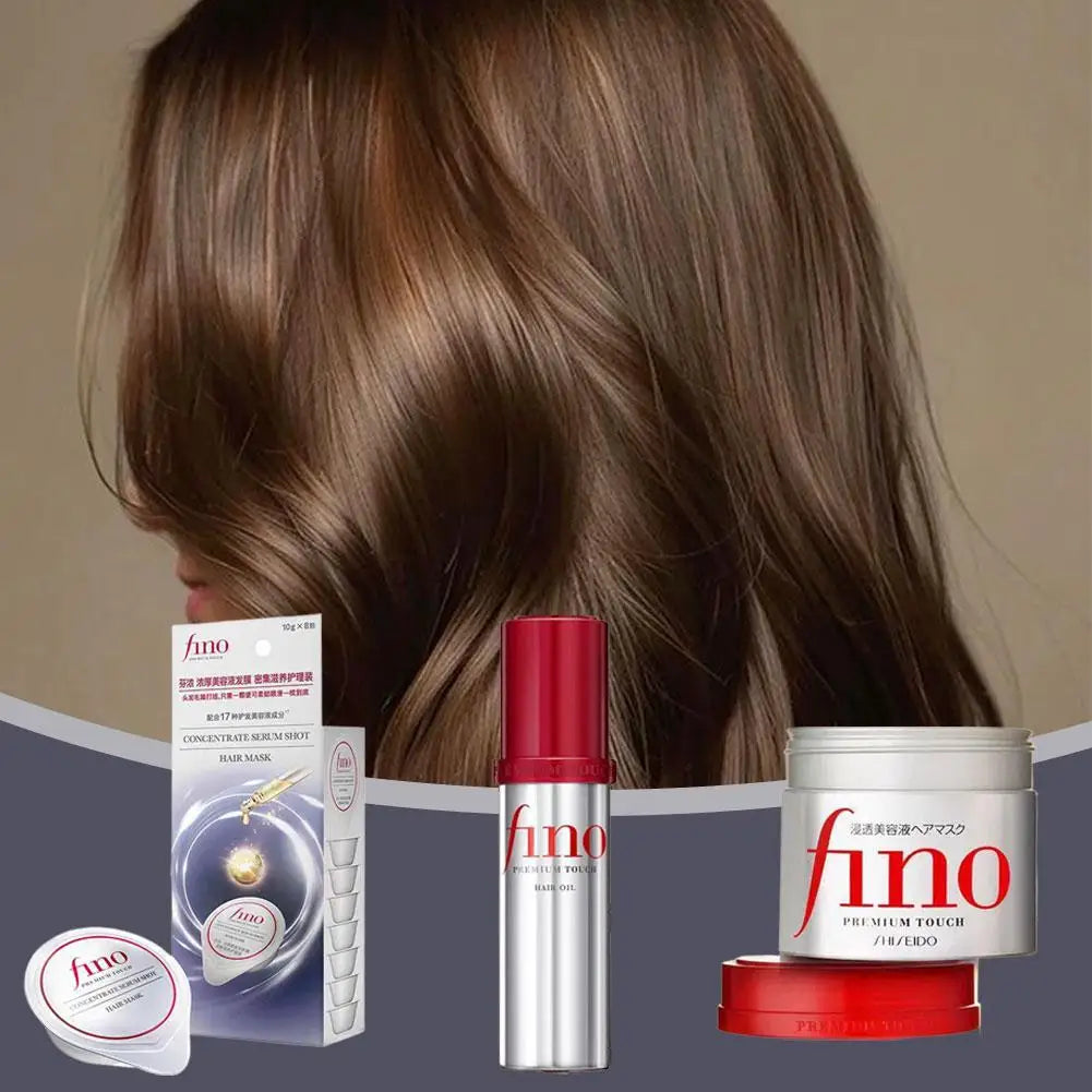 Japanische Fino Shampoo Spülung Haarkollagen Keratin Haarspülung Nährende Trockene Strapazierte Haarpflege Haarreparaturmaske