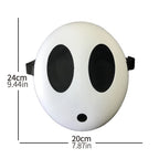 Game Bros Shy Guy Maske Cosplay Lustige Unisex Kinder Jungen Mädchen Erwachsene Dicke Plastikmasken Halloween Karneval Party Kostüm Requisiten
