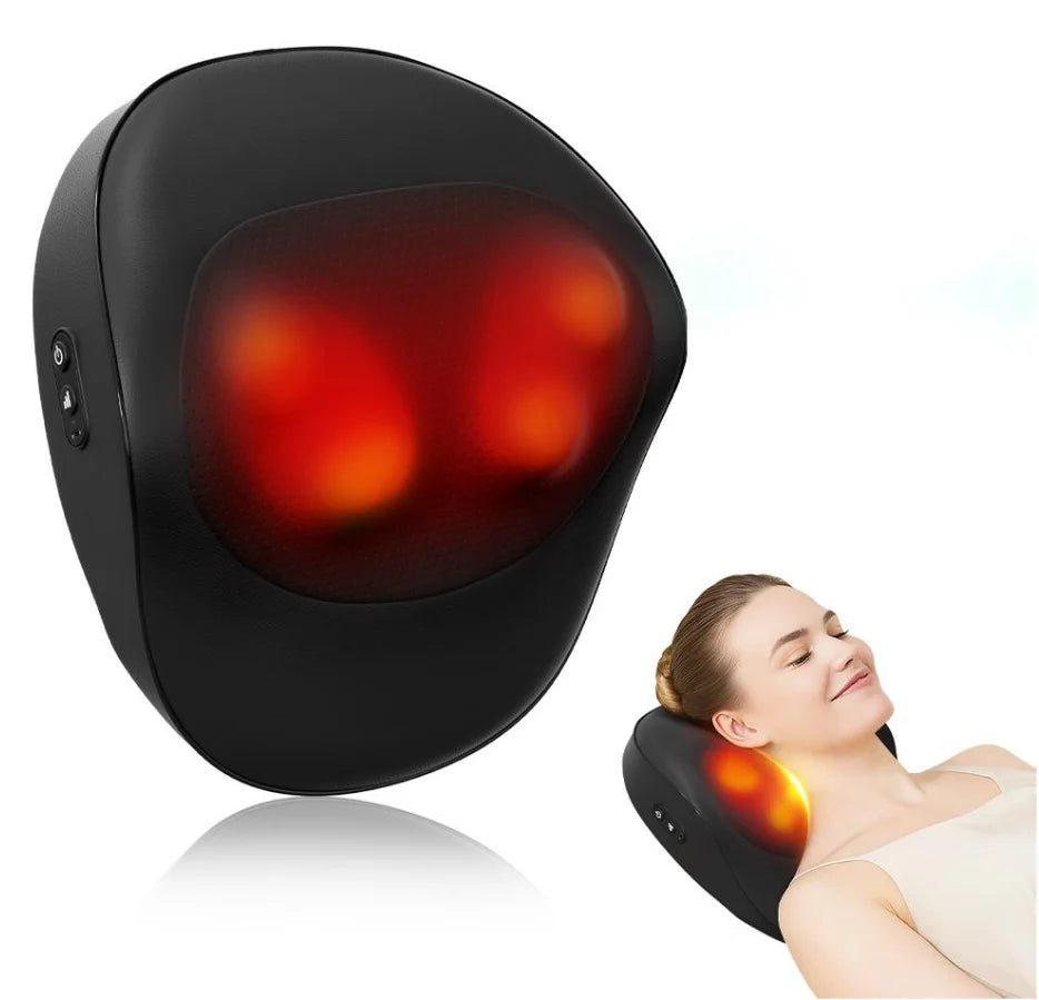 Massagegerät mit Heizfunktion, 3D Shiatsu Massagegerät zur Entspannung, Heizmassage mit Shiatsu-Knetmassage, Bestes Geschenk für Männer und Frauen