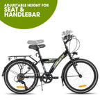 Hiland 20/24 Zoll Kinder Mountainbike für Jungen und Mädchen von 6-10 Jahren mit Shimano 6-Gang Schaltung