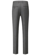 Herren burgunderroter 2-teiliger Anzug (nur Sakko + Hose, keine Weste enthalten), Slim Fit Formaler Business Hochzeits-Party Blazer & Hose