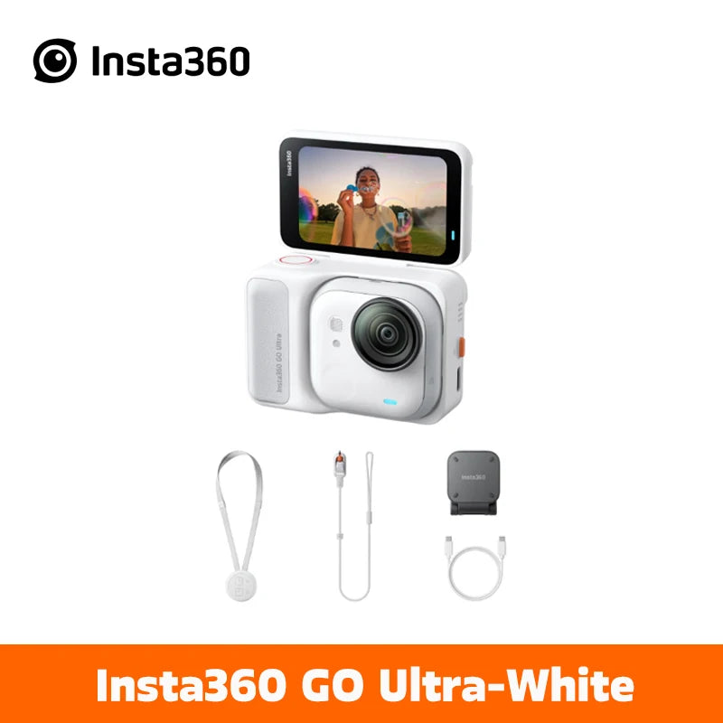 Insta360 GO Ultra Action-Kamera POV freihändig 4K 60fps Ultra-HD FlowState-Stabilisierung Insta 360 GO Ultra