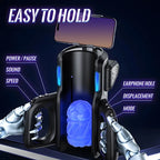 Dual Handles Leten King Sexmaschine Elektrisch Stoßend Männlicher Masturbator Orgasmus Erotikspielzeug 2 Weiche Hülsen Stimmfunktion Penisstimulator