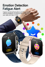 Neue Herren Smartwatch für präzise Gesundheitsdiagnose: EKG, Blutdruck, Blutsauerstoff, Blutfett, Harnsäure, Temperatur, Bluetooth-Anruf