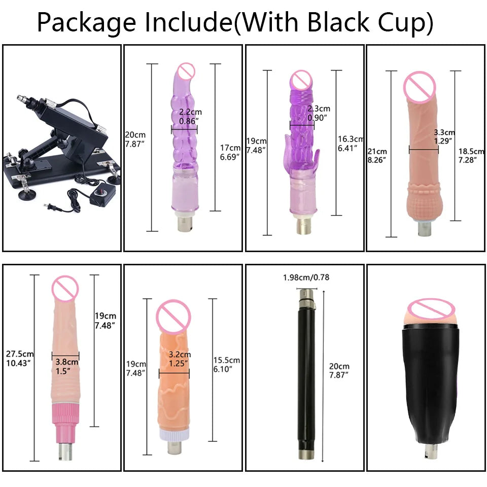ROUGH BEAST Sexmaschine für Frauen und Männer mit Dildoaufsatz, automatische Masturbationsmaschine, 3XLR-Anschluss, Sexspielzeugprodukte