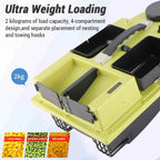 Modernes GPS-Futterboot mit 3 Köderbehältern, 12000mAh kabelloses Futterboot mit automatischer Rückkehrfunktion, verschiedene Stile