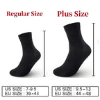 20 Stück/Los Herren Socken aus reiner Baumwolle Übergröße Einfarbig Freizeit Business Lange Socken Atmungsaktive Weiche Herrensocken EU39-48