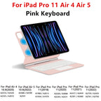 TouchPad Magic Keyboard für iPad Air 11 13 M4 2026 M3 M2 iPad 10 10. Gen. Air 4 5 6 iPad Pro 11 12,9 13'' M5 M4 Smart Cover Hintergrundbeleuchtung