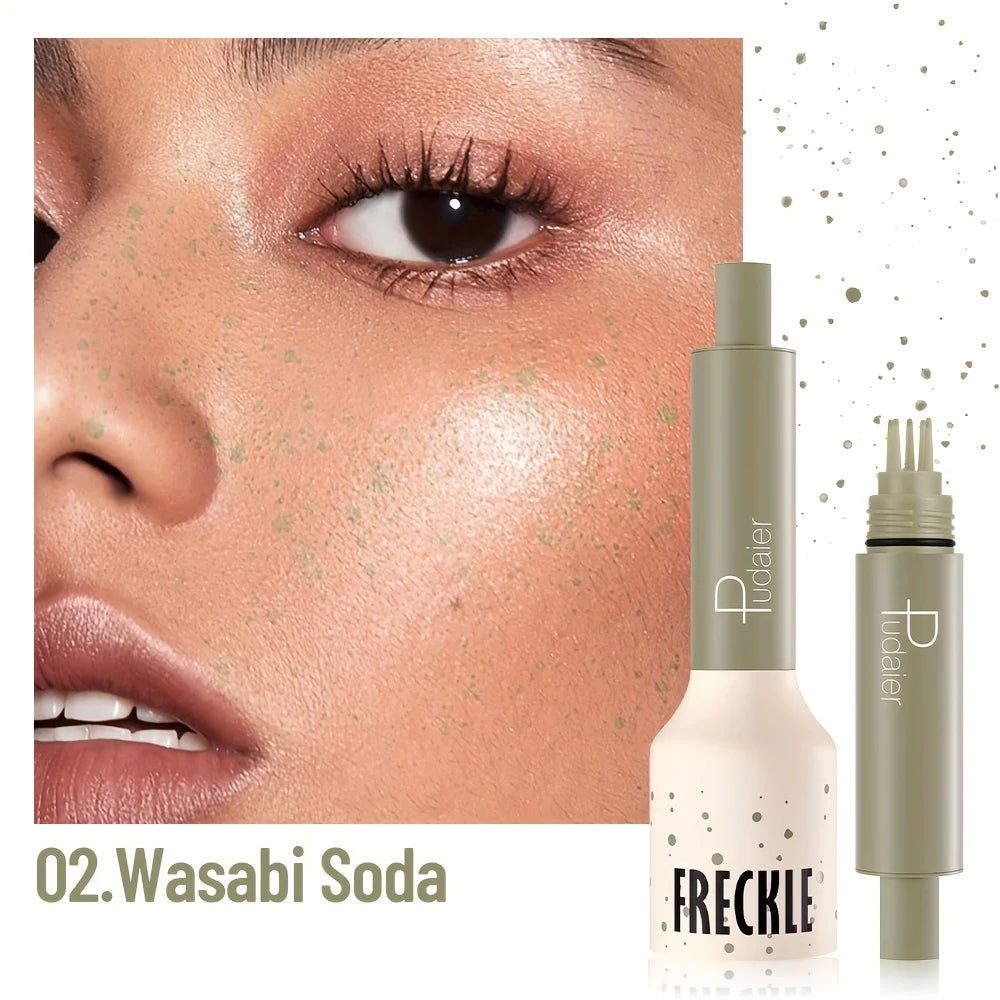 Natürliches Nude-Make-up, falsche Sommersprossen, wasserfest, langanhaltend, leichte Deckkraft, Sommersprossenstift für Frauen