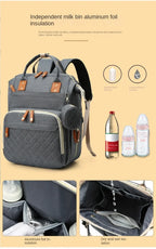 USB Mummy-Bag Windeltasche Babypflege Große Kapazität Mama Rucksack Mummy Mutterschaft Nasstaschen Wasserdichte Baby Schwanger Wickelrucksack