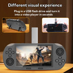 SF3000 Retro Handheld Videospielkonsole Linux System 4,5 Zoll 854*480 IPS Bildschirm 3000mAh Tragbarer Taschen-Videoplayer Spiele