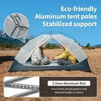 Naturehike Mongar UL 2 Zelt 2 Personen Trekkingzelt 20D Ultraleichtes Reisezelt Wasserdichtes Wanderzelt Überlebenszelt Outdoor Camping Zelt