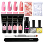 LIMEGIRL Nagelkunst-Set Poly-Nagelgel-Verlängerungs-Soak-Off-Gel-Set Nagelkunst-Acrylgel-Lack-Set für Anfänger Halbpermanentes Gel So