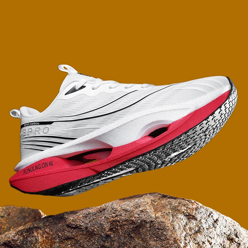 Herren-Freizeitschuh, bequem und modisch, für das Straßenlaufen, stabile Inversion, Sport und Outdoor, Schnürverschluss, Low-Top-Stil, Obermaterial aus Stoff und bequeme Einlegesohlen, rutschfeste, verschleißfeste Sohlen, geometrische Muster, passend